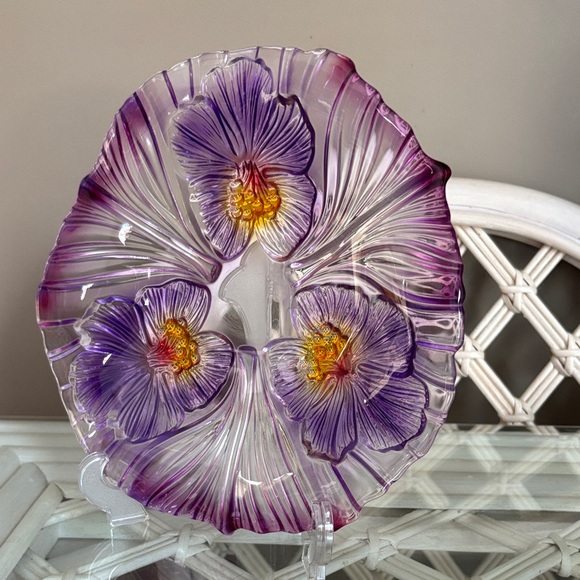 Vintage Walther Iris Pansie Bowl - Picture 2 of 6